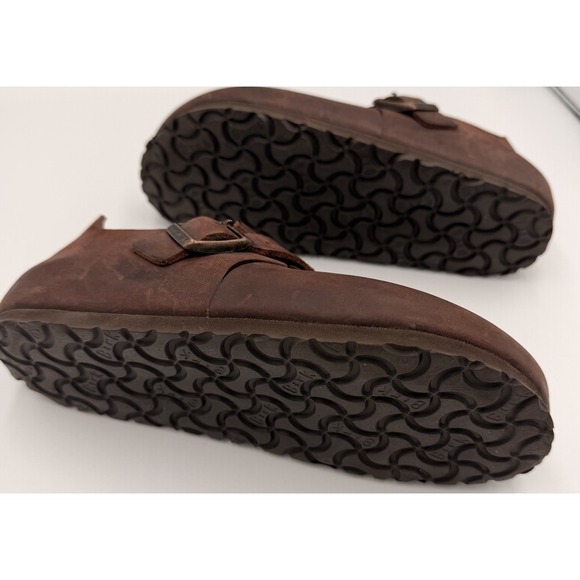 Birkenstock London Oiled Leather Clogs Women US 6–6.5 EU 37 Brown - Picture 2 of 11
